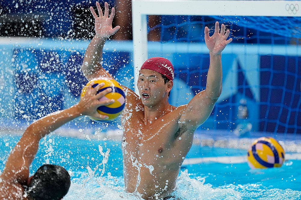 | Photo: AP/Luca Bruno : Japan's Towa Nishimura during training 